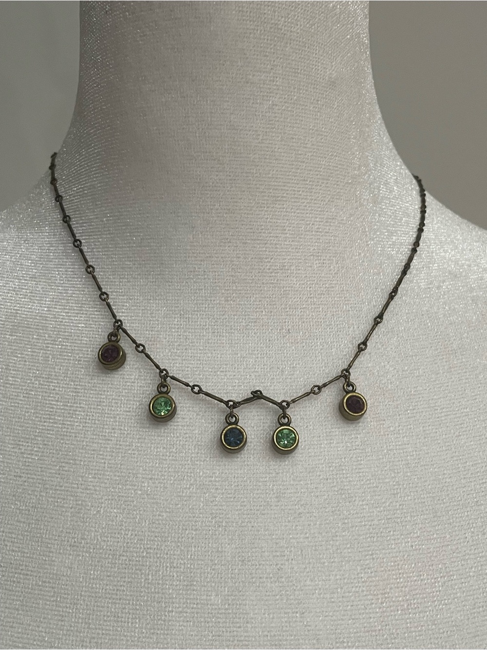 Vintage Pilgrim Danish Design Charm Necklace Women’s Vintage Jewelry